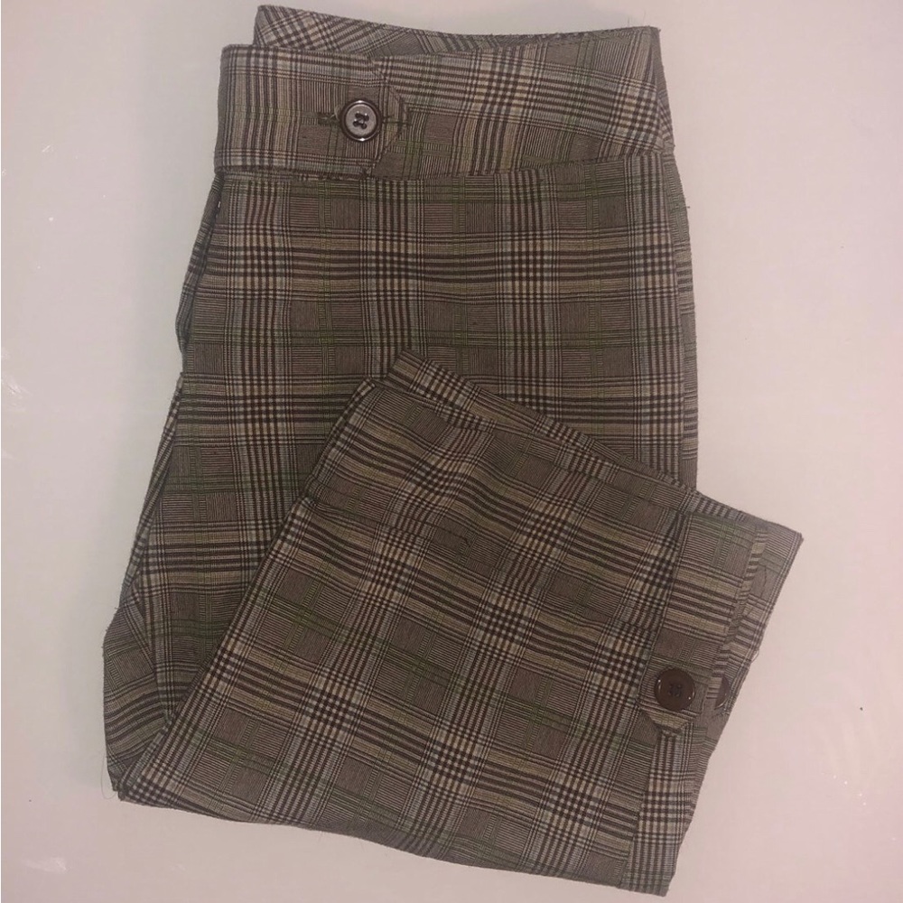 Plaid capri pants size 5